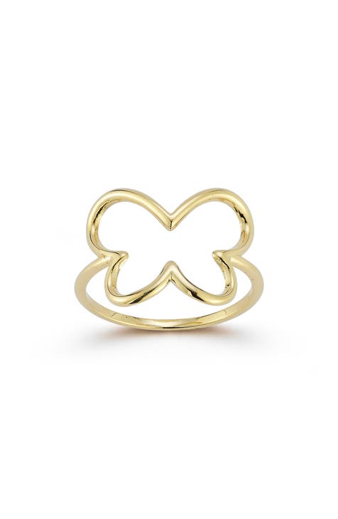 Anillo Mariposa Oro 14K