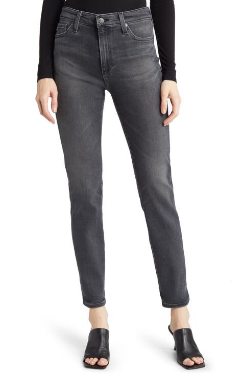 Vaqueros Mari de corte ajustado y pernera recta y cintura alta (12 años magnéticos)