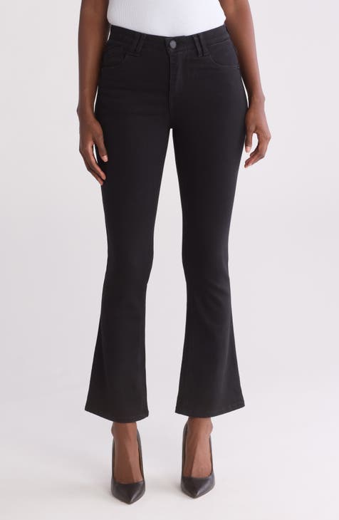 Vaqueros con corte tipo bota Itty Bitty y bolsillo con diamantes de imitación (Pequeña)