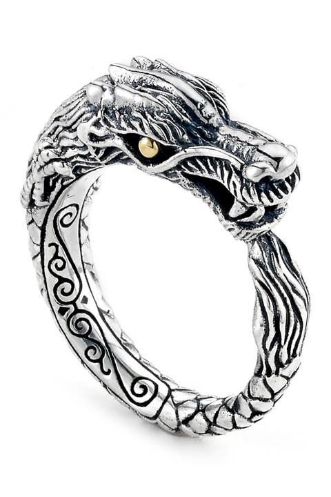 Anillo Dragón Plata de Ley