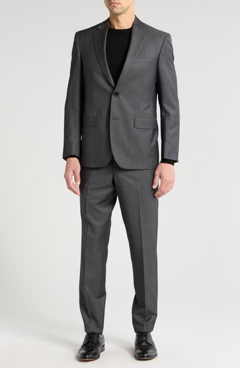 Traje liso Jarrow de corte slim de lana y mohair