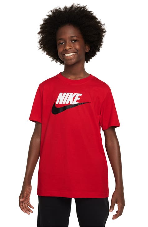 Camiseta deportiva con estampado de algodón para niños (niño grande)