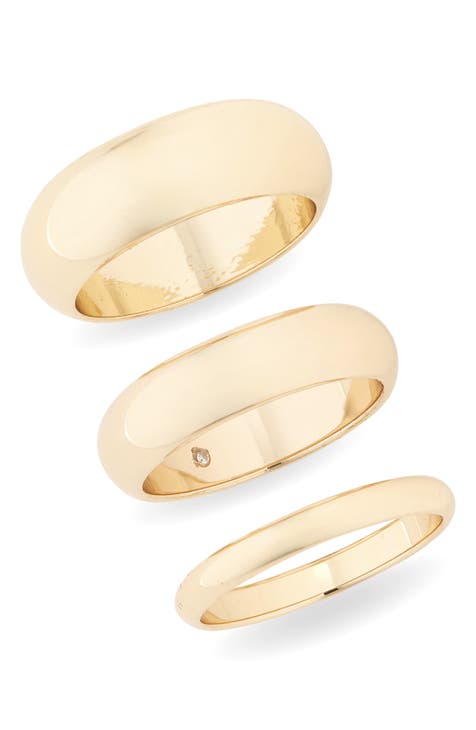 Paquete de 3 anillos graduados surtidos