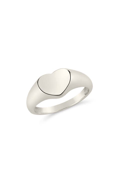 Anillo de sello Corazón Cora