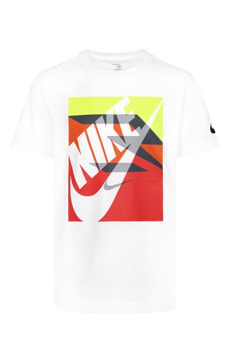 Camiseta RWB Gradient Box Logo Graphic para niños (niño grande)