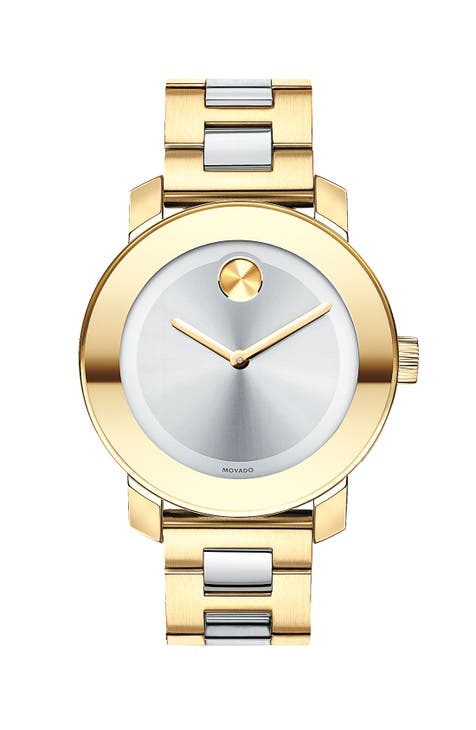 Reloj de pulsera redondo 'Bold', 36 mm