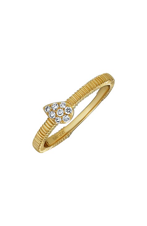 Anillo Tendencia Diamante Mika Oro 18K - 0,08ctw (Exclusivo Nordstrom)