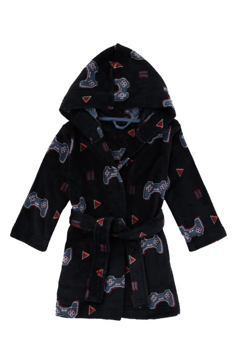 Bata de punto con capucha para niños (niños grandes)