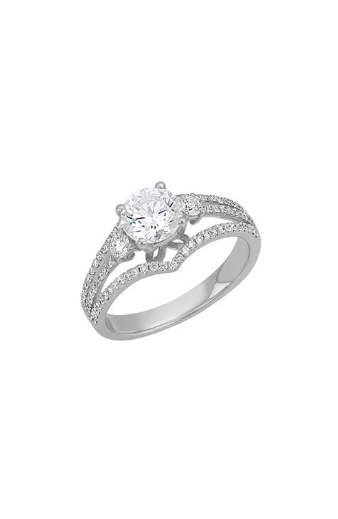 Anillo de diamantes y circonitas para novia (Exclusivo Nordstrom)