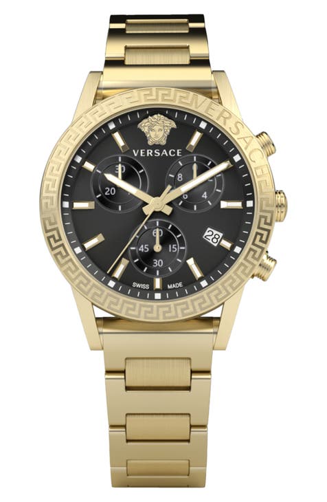 Reloj de pulsera con esfera guilloché azul V-Circle, 38 mm