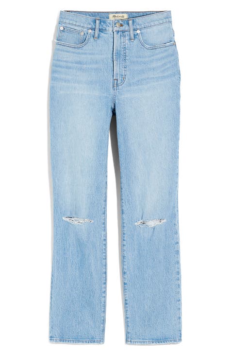 Vaqueros de pierna recta vintage perfectos (lavado Westanna) (talla grande)