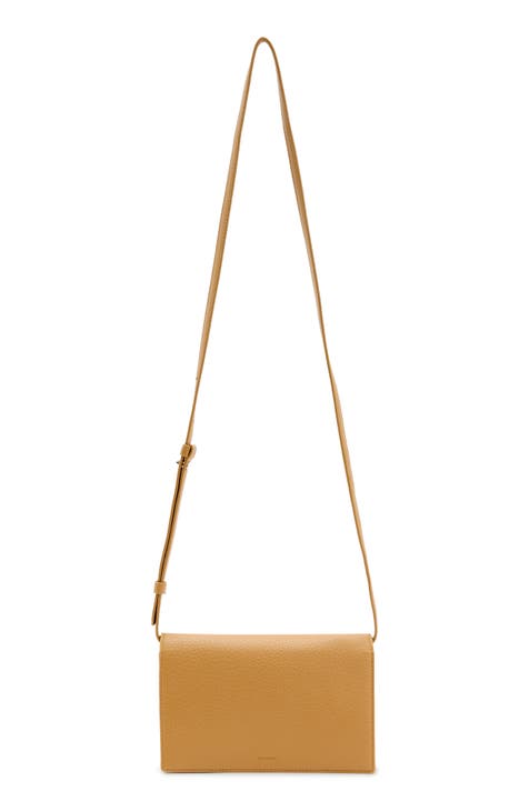 Cartera de piel con cadena Fetch