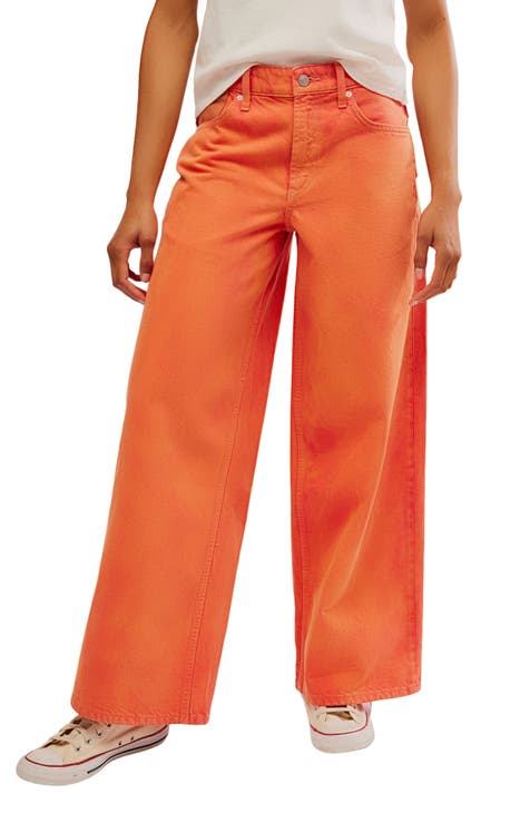 Vaqueros holgados de mezclilla con pernera ancha Waterfalls (Oklahoma Sun)