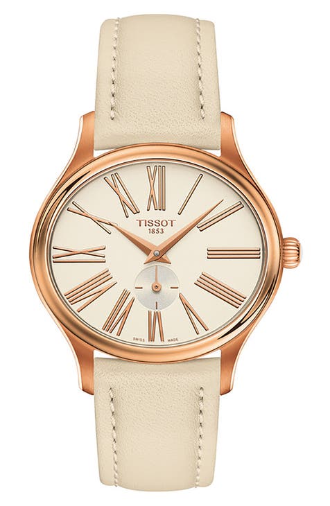 Reloj con correa de piel Bella Ora, 31 mm