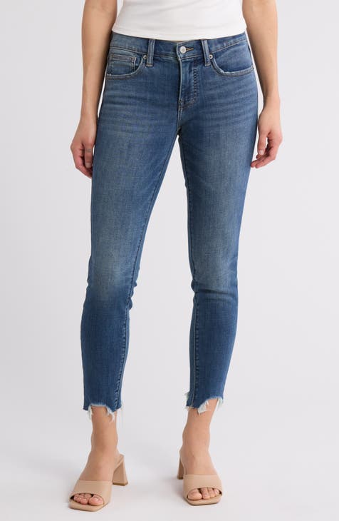 Vaqueros ajustados con dobladillo sin rematar Ava (Cypress Chew)