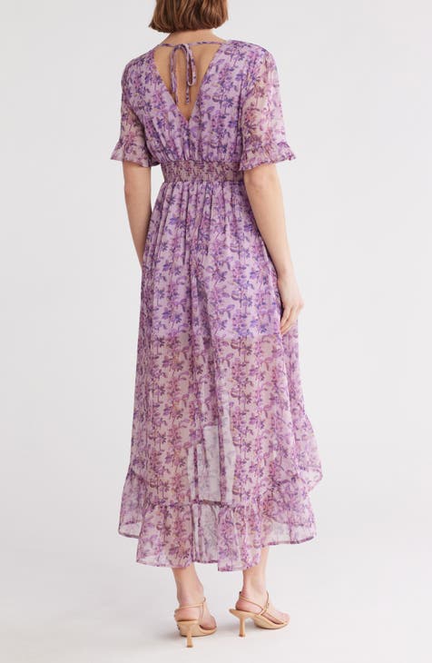 Vestido asimétrico de encaje