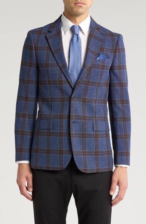 Abrigo deportivo a cuadros