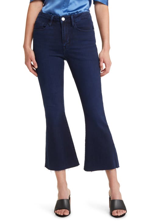 Vaqueros acampanados con dobladillo sin rematar Le Crop (Fiona)