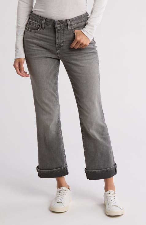 Vaqueros tobilleros Barbara Bootcut (gris puerto)