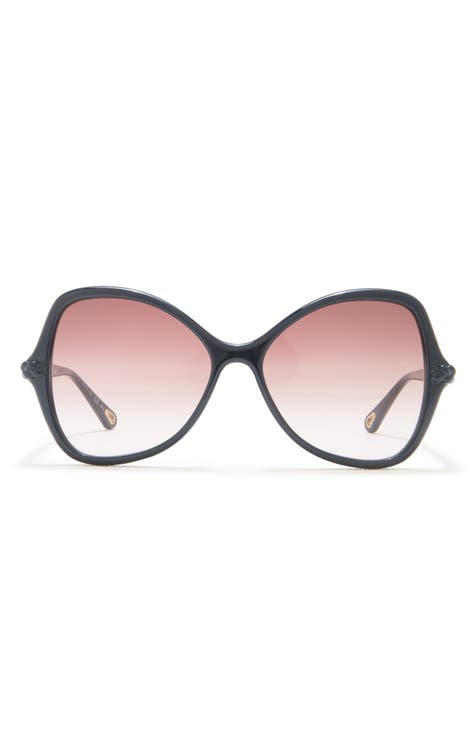 Gafas de sol de mariposa de 58 mm