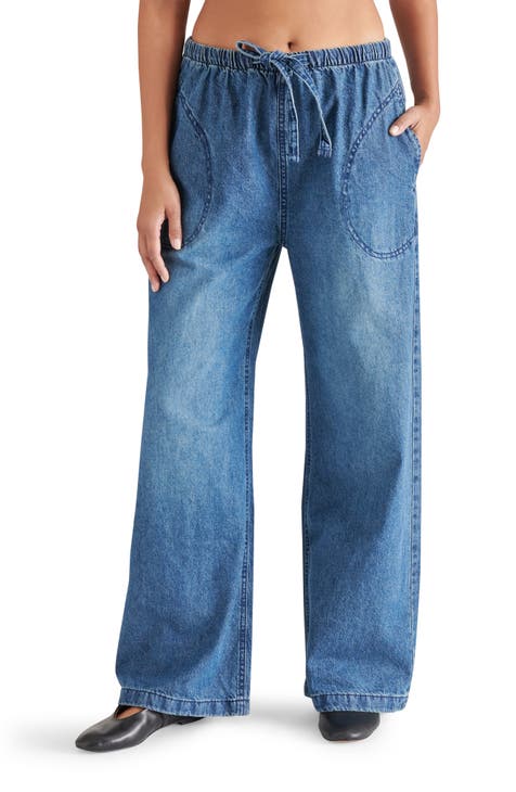 Vaqueros sin cierres de pierna ancha