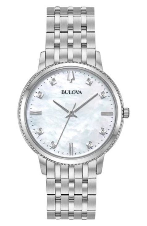 Reloj con pulsera de diamantes, 32 mm