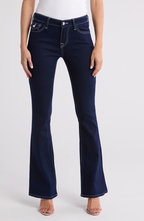 Vaqueros Bootcut de talle medio Becca (enjuague)