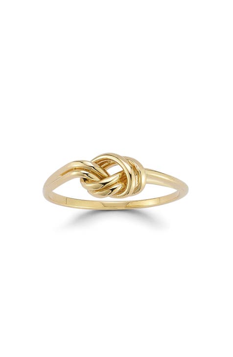 Anillo Nudo Oro Amarillo 14K