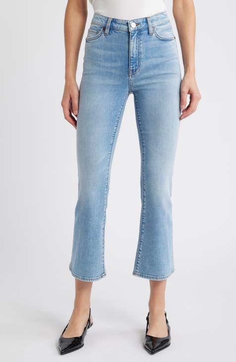 Vaqueros Le Crop Mini Boot (bio)degradables de algodón orgánico