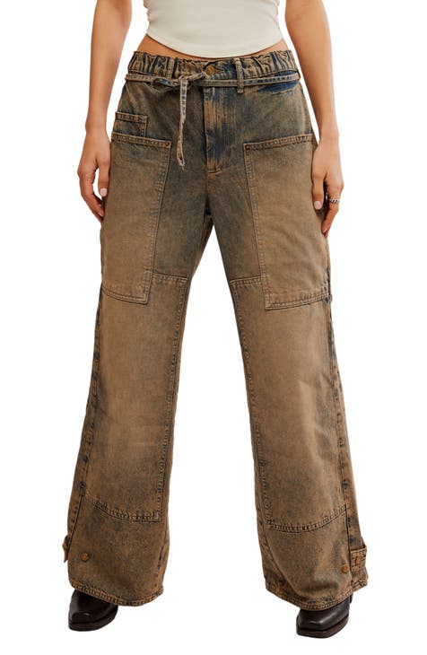 Vaqueros cargo de pernera ancha Outlaw de Curvy