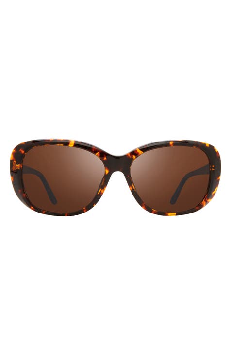 Gafas de sol polarizadas ovaladas de 63 mm