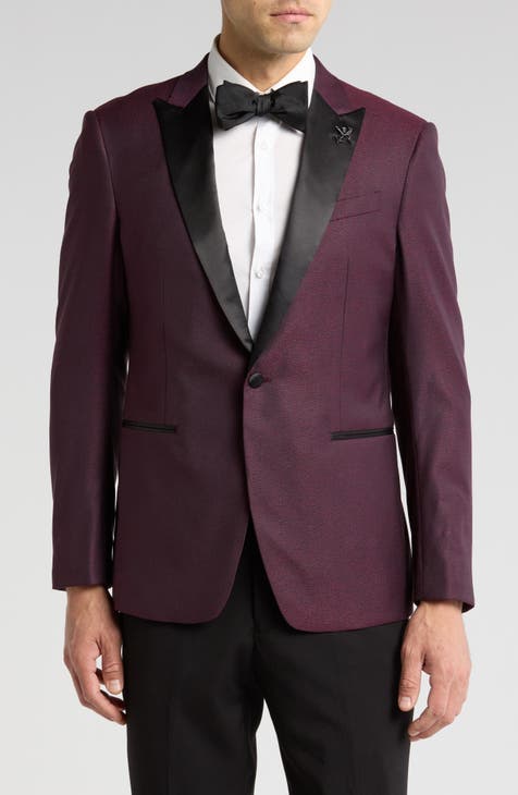 Abrigo deportivo de mezcla de lana lisa (regular y grande)