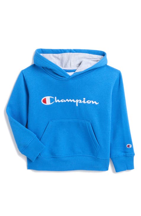 Sudadera con capucha bordada con el logotipo de la firma para niños (niño pequeño)