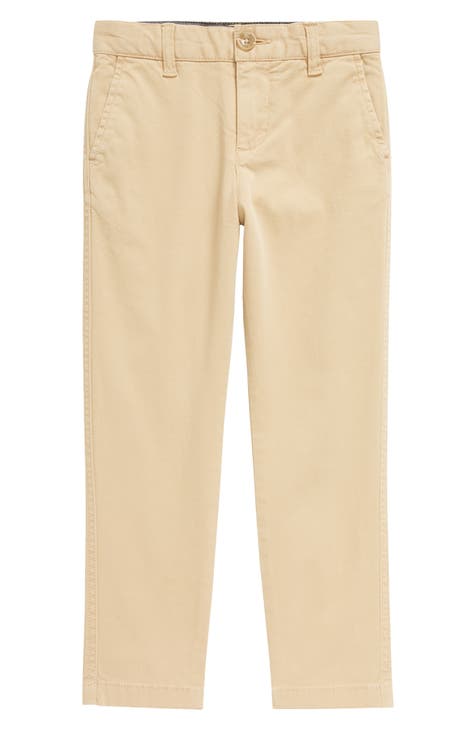 Chinos Slim Stretch Flat Front para niños (niño grande)