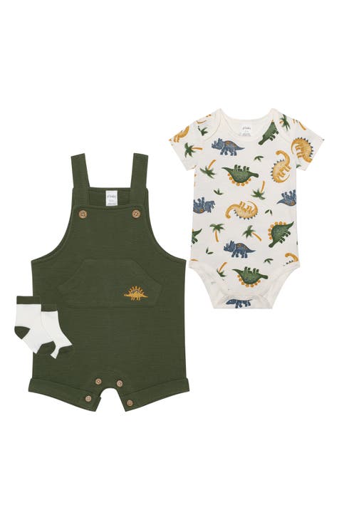 Conjunto de punto Dino de 3 piezas (bebé)