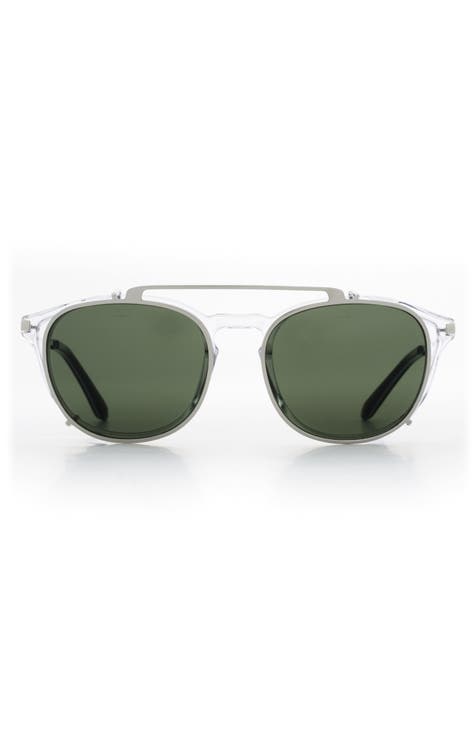 Gafas de sol cuadradas Pantos Optique Clip-On Lens 49mm