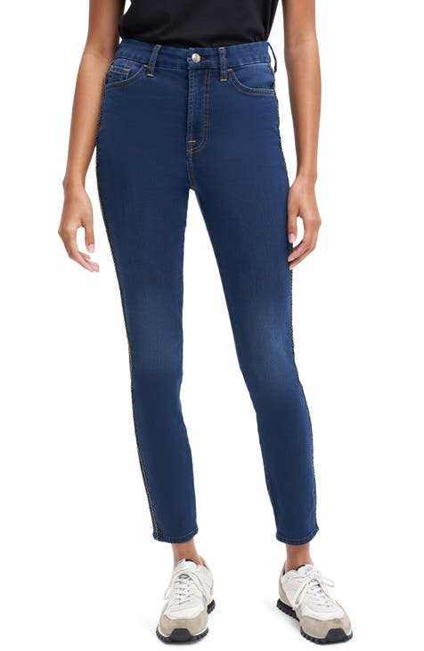 Vaqueros pitillo de cintura alta (Aurora)