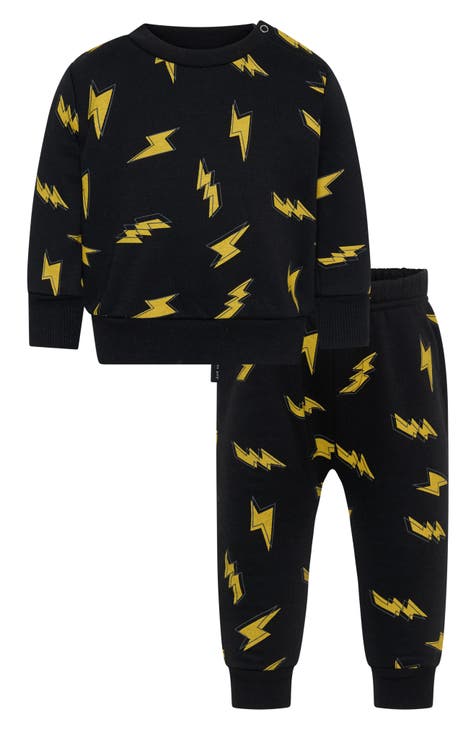 Conjunto de sudadera y joggers de vellón Thunders (bebé)