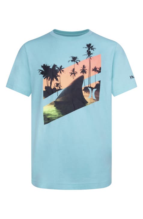 Camiseta Shark Slash Graphic para niños (niño grande)