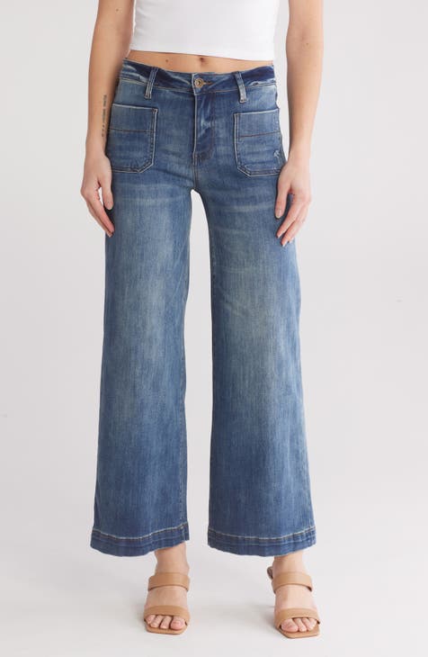Vaqueros de pernera ancha y cintura alta Brooklyn (Constanza mediana)