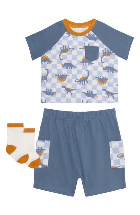 Juego de cuadros Dino de 3 piezas (bebé)