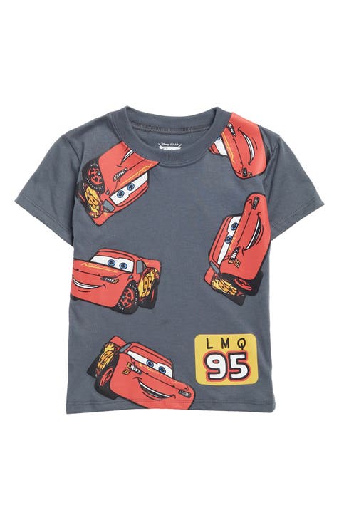 Camiseta gráfica Cars para niños (niños pequeños y niños pequeños)