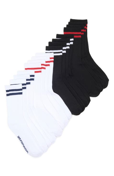 Pack de 8 calcetines Half Crew para niños (niño pequeño y niño grande)