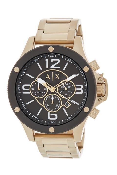 Reloj cronógrafo de pulsera para hombre, 48 mm