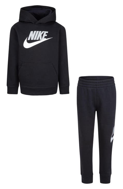 Sudadera con capucha y joggers con estampado del logotipo del club (niños pequeños)