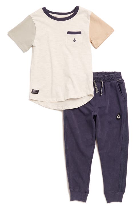Conjunto de camiseta y joggers para niños (niño pequeño)