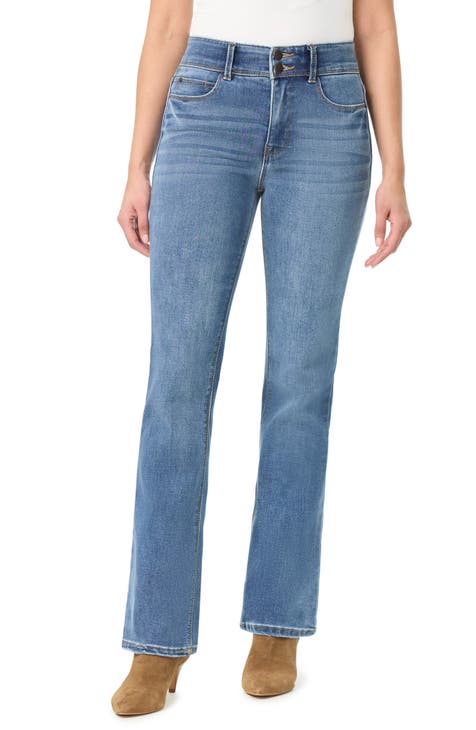 Vaqueros con corte tipo bota de cintura alta Joslin