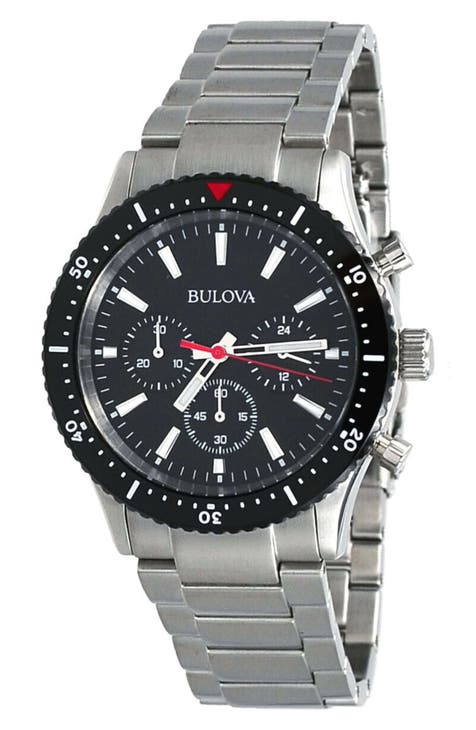 Reloj cronógrafo con pulsera, 43 mm