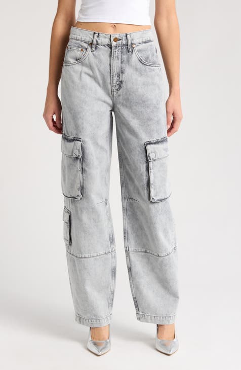 Vaqueros The Side Dish Cargo Skimp (sal y pimienta)