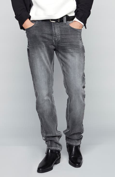 Jeans rectos (gris oscuro/negro)